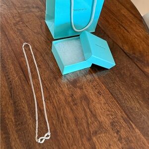 Tiffany & Co. Sterling Silver Infinity Necklace